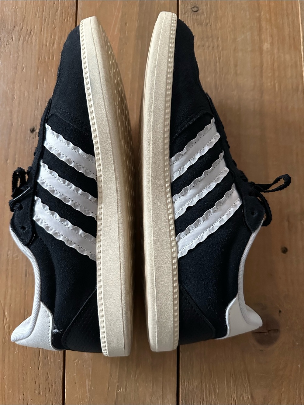adidas Black and White Low-Top Canvas Sneakers